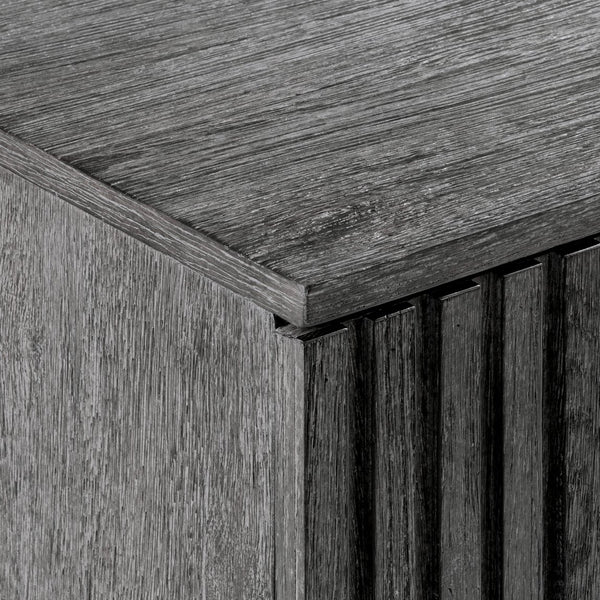 Bernhardt Bernhardt Sutton Rustic-Modern Entertainment Credenza With Reeded Doors, Adjustable Shelves & Vents 352880