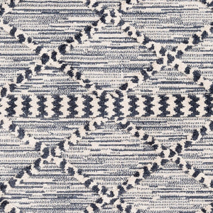 Livabliss Azilal Moroccan Geometric High Pile Polyester Accent Rug for Entryway or Bedside Dark Blue, Ivor 5'3" x 7' AZI2309-5373