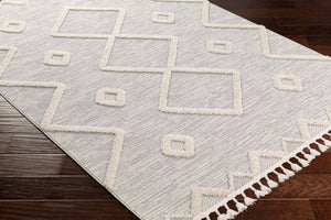Livabliss Azilal Bohemian Fringe Area Rug with High Low Pile Texture for Large Living Rooms AZI2314-9212