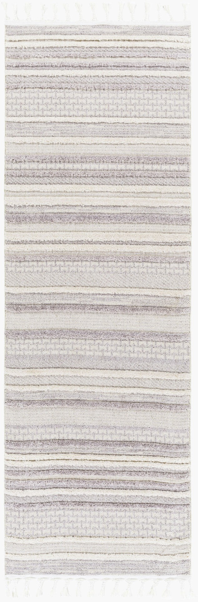 Livabliss Azilal High Pile Polyester Runner Rug with Fringe for Hallways and Entryways AZI2316-2773