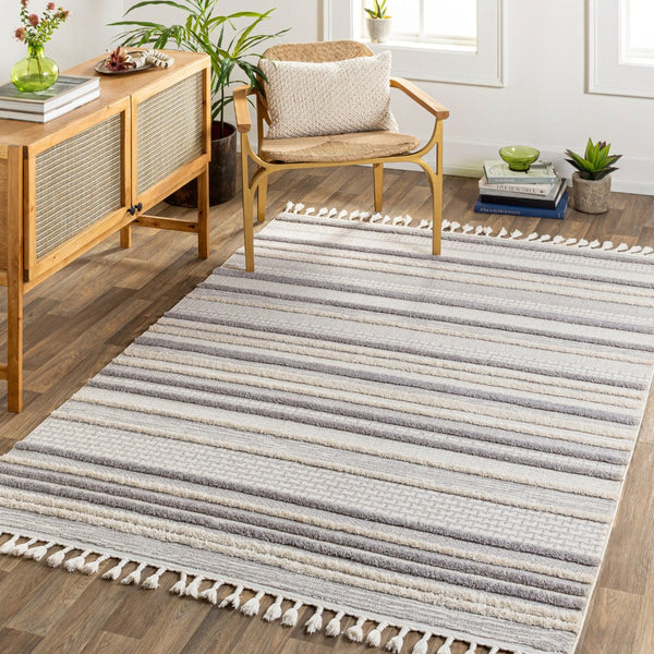 Livabliss Azilal High Pile Polyester Runner Rug with Fringe for Hallways and Entryways AZI2316-2773