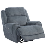 Parker House Spencer - Tide Graphite Power Reclining Sofa And Two Recliners Grey 100% Polyester (W) Mspe-311ph-tgr