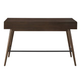 Homelegance By Top-Line Sarai Wood 3-Drawer Writing Desk Walnut MDF