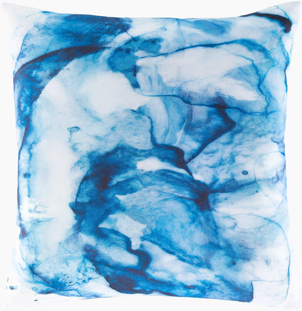 Surya Azora 18" Modern Accent Pillow - Durable, Stylish, And Charming Home Decor For A Fresh Look Silver Gray Polyester,Polyester Azo002-2020p