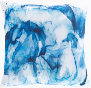 Surya Azora 18" Modern Accent Pillow - Durable, Stylish, And Charming Home Decor For A Fresh Look Silver Gray Polyester,Polyester Azo002-2020p