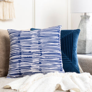 Surya Azora Square Polyester Accent Pillow Minimalist Modern Sofa and Chair Layering Piece AZO003-1818