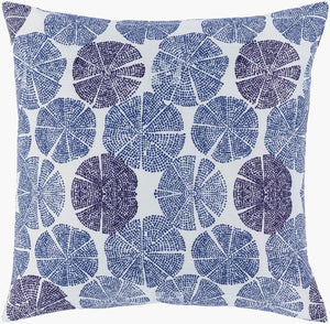 Surya Azora 18" Modern Accent Pillow - Durable, Stylish, And Charming Home Decor For A Fresh Look Navy Polyester,Polyester Azo006-2020p