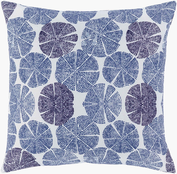 Surya Azora 18" Modern Accent Pillow - Durable, Stylish, And Charming Home Decor For A Fresh Look Navy Polyester,Polyester Azo006-2020p