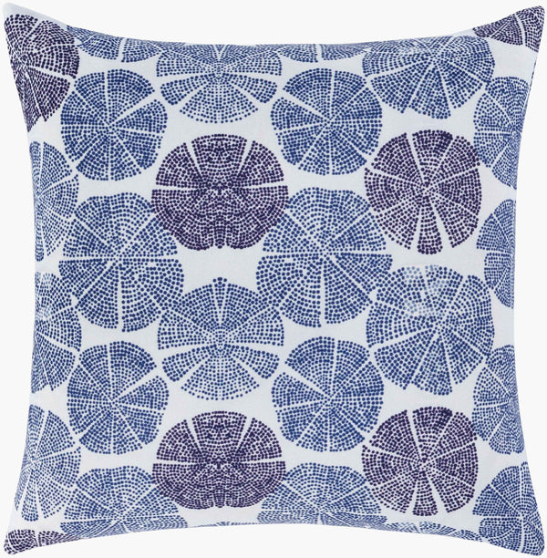 Surya Azora 18" Modern Accent Pillow - Durable, Stylish, And Charming Home Decor For A Fresh Look Navy Polyester,Polyester Azo006-2020p