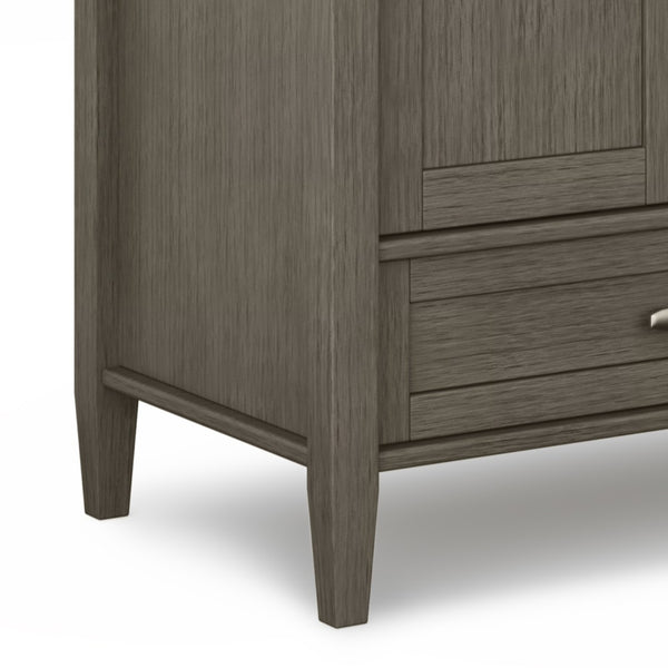 English Elm Warm Shaker Tv Media Stand - Handcrafted Farmhouse Grey Design With Ample Storage & Style B136P159671-GIGA