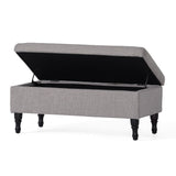 Christopher Knight Home® - Noble House - Chantelle Fabric Storage Ottoman