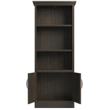 Parker House Shoreham - Medium Roast 35 In. Door Bookcase Medium Roast Acacia Solids / Birch Veneers SHO#435-MDR