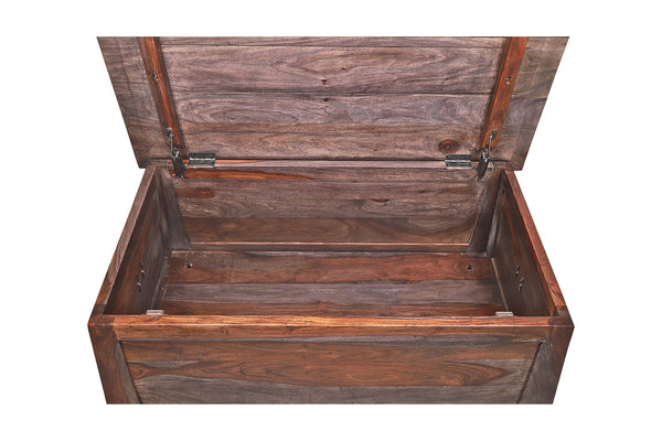 Porter Designs Porter Kalispell Solid Sheesham Wood Coffee Table – Handcrafted Arts & Crafts Design For Your Home Brown Wood 04-196-12-2429