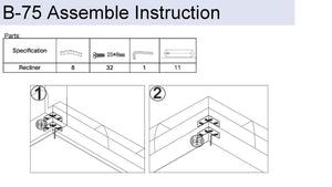 VIG Furniture Patrick Luxurious California King White Leather Bed — Modern Low-Profile Design, 800Lb Capacity, Easy-Clean Finish VGKKB-75X-BED-CK