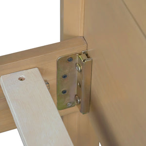 English Elm Christopher Knight Home® - Pine Solid Wood King Size Bed Frame – Rustic Yellow Charm, No Box Spring Required, Sturdy Support N770P291026N_N770P291027N