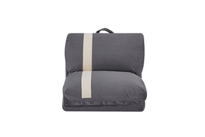 English Elm ARIA Modern Floor Sofa Bed with 6-Position Adjustable Back, Quick 5-Second Fold, Corduroy Comfort Dark Gray W3391P324398