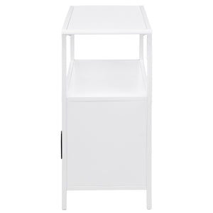 English Elm Clackamas Engineered Wood Shoe Cabinet with Hairpin Legs and Matte Gold Hardware B062P440089