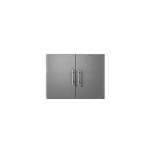English Elm Dark Grey Bath Vanity - Compact 24" W X 22" D, Solid Wood Frame With Soft-Close Hardware & Storage B2731P258552