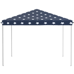 English Elm Outsunny 10' X 10' Instant Pop-Up Canopy Tent With Bug Netting, Adjustable Height, Carry Bag Included W2225P174277-GIGA