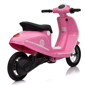 English Elm 24v Kids Electric Dirt Bike with Pneumatic Tires Suspension and Bluetooth for Ages 8-14 W1578P297858