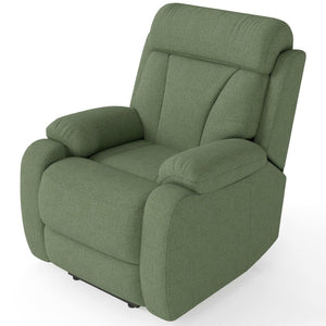 English Elm Power Lift Recliner For Seniors - Elegant Electric Chair With Remote Control & Side Pocket, Dark Green Velvet W1028S00056-GIGA