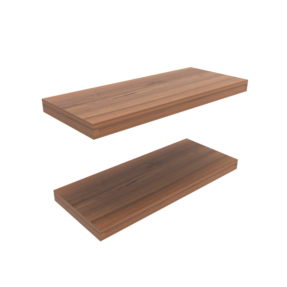 English Elm Ecco 31.5" Wide Floating Shelves Set Of 2 - Modern Wall Display For Home, Office & Stylish Storage B070P351136