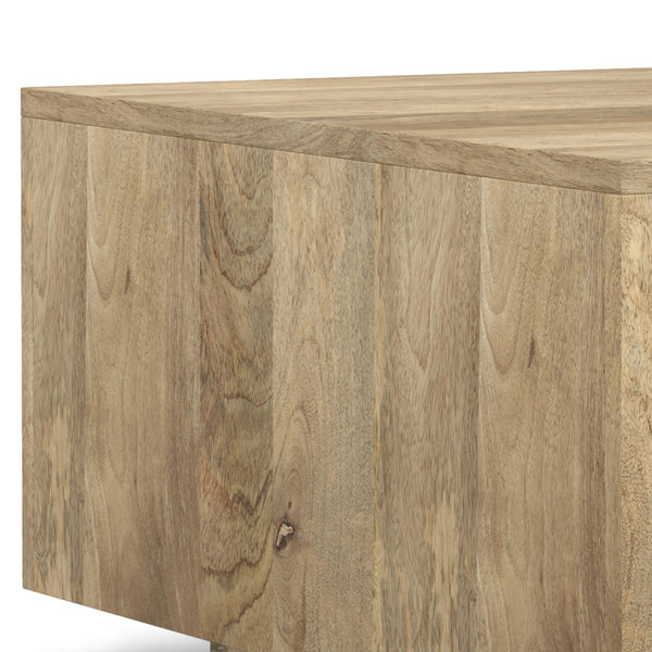 English Elm Lockhart Natural Square Coffee Table — Handcrafted Mango Wood, 30" x 30" Modern Urban Centerpiece B136P203476