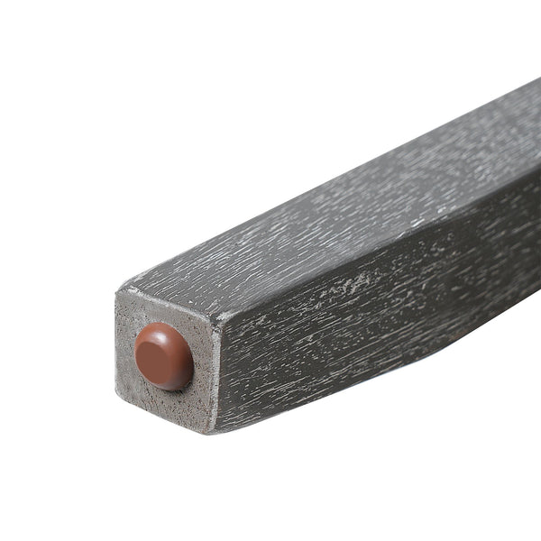 English Elm 6 Piece Dining Set with Rectangular Solid Wood Table, Upholstered Chairs & Bench, Rustic Charm, Easy Assembly, Seats 6 Gray N752S000015E