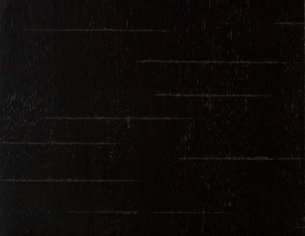 English Elm Transitional Counter Height Stools Set of 2 — 24" Rustic Accent Solid Rubberwood Seats for Islands Black 45.25 L x 20 W x 9.25 H B011P284436