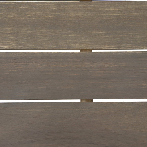 English Elm Christopher Knight Home® - TEMECULA Side Table Crafted from Durable Acacia Wood with Classic Slat Top, Stylish Outdoor Accent Piece Grey 66469.00GRY