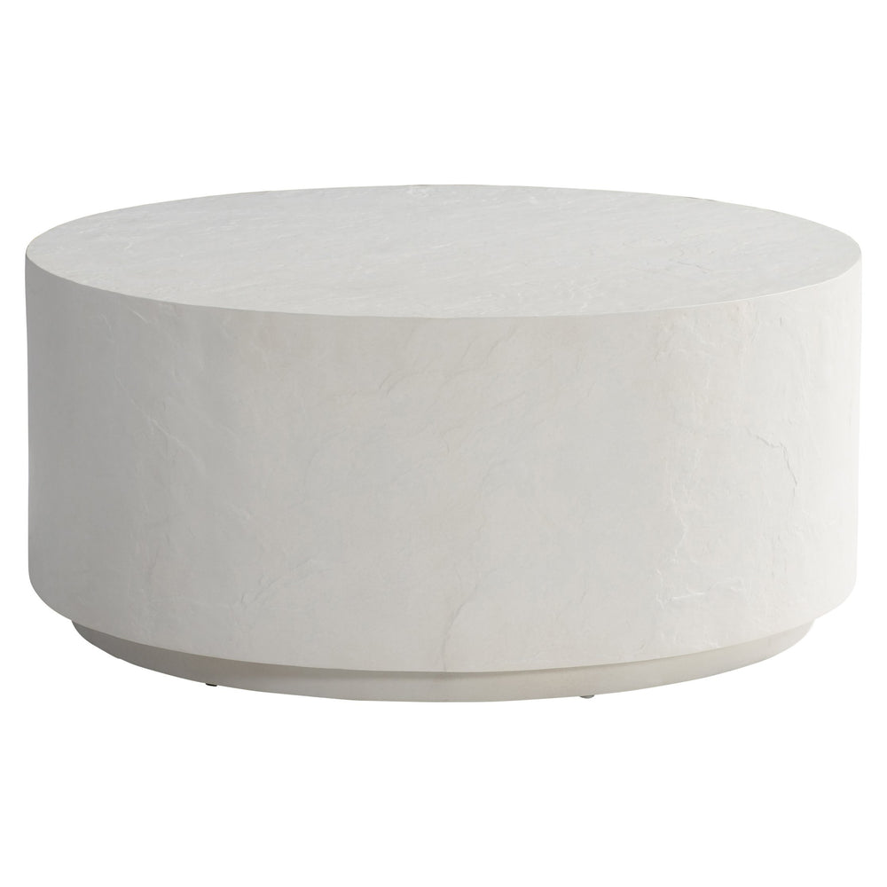 Bernhardt Bernhardt Trapani Cocktail Table — 40" Grc Smooth Quarry Outdoor/Indoor Plinth Base, Weather-Ready Design X05024