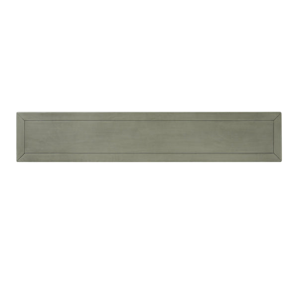 English Elm Trexm Vintage Console Table Four Drawers Pine Veneer Grey Wash Entryway Storage N715P202860E