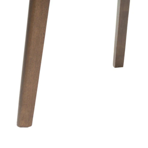 English Elm Christopher Knight Home® - Mid-Century Round Wooden Bar Table with Tapered Legs, Sturdy Rubberwood Build for Stylish Dining (98) Natural Walnut N780P244910W