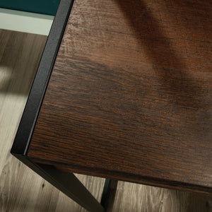 English Elm Desk With Hutch - Versatile Brown Finish, Spacious Storage & Stylish Design For Home Office Setup B356P367829