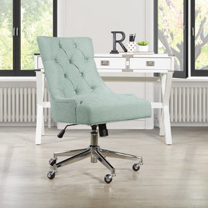 OSP Home Furnishings Amelia Office Chair Mint