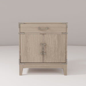 English Elm Grey Oak Single-Sink Bathroom Vanity 30" W X 22" D – Modern Design With Soft-Close Storage Solutions B2731P259761
