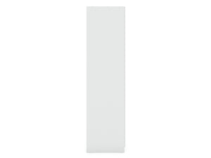 English Elm Gramercy 82" Wardrobe Organizer with Soft-Close Doors, Aluminum Rods, Shelves & Center Drawers White B365S00001