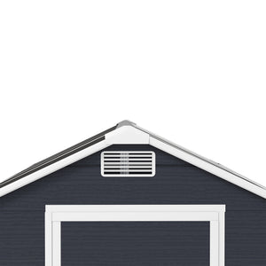 English Elm Campcraft Outdoor Resin Storage Shed with Hd Windows Uv Resistant Polypropylene Build W1598S00027