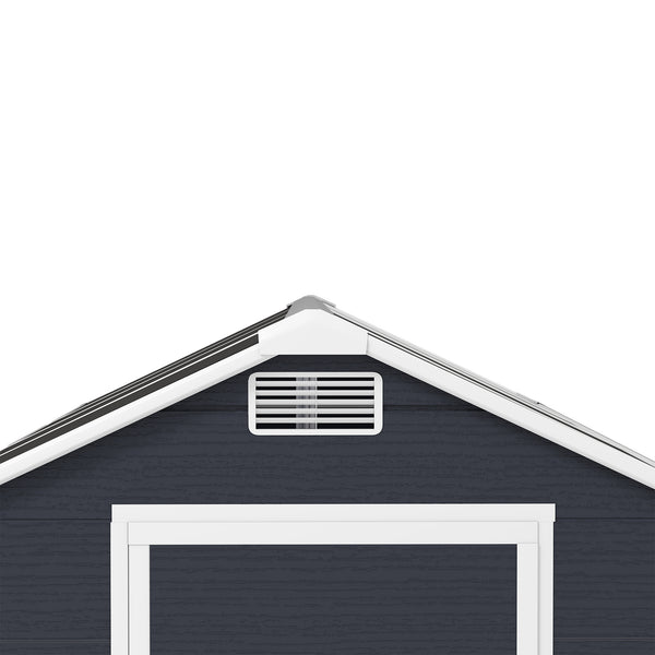 English Elm Campcraft Outdoor Resin Storage Shed with Hd Windows Uv Resistant Polypropylene Build W1598S00027