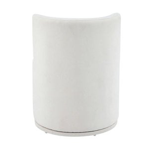 English Elm Christopher Knight Home® - Modern Swivel Upholstered Side Chair In Beige - Stylish, Comfortable, And Space-Saving Design For Any Room N768P331578B