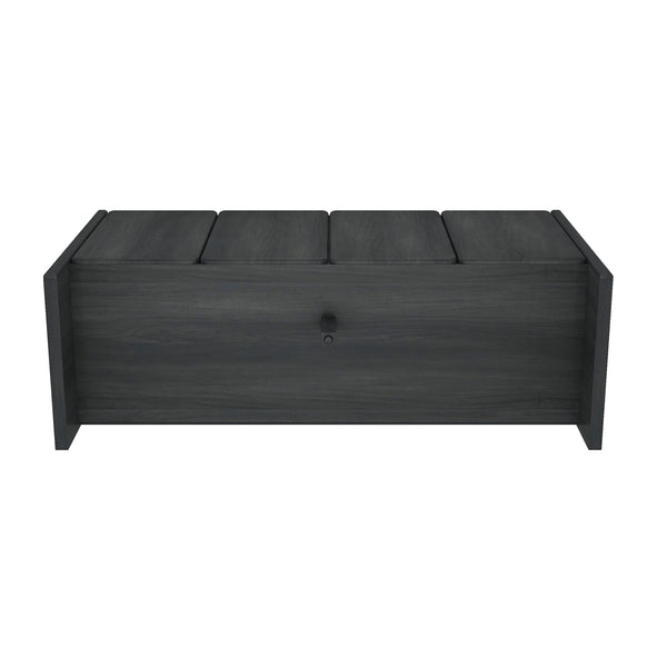 English Elm Linda 60" Sideboard Charcoal Gray — Minimalist 4-Door Soft-Close Storage with Adjustable Shelves & TV Stand (70") B365P397672