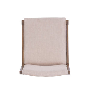 English Elm Christopher Knight Home® - Dining Chair Contemporary Upholstered Rubberwood Frame Set of 2 with Clean Lines and Cozy Seats () Walnut N771P347927W