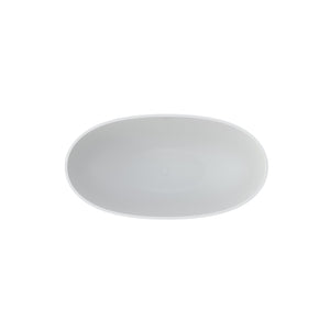 English Elm 55" Freestanding Soaking Tub Eco Stone Resin Matte Finish Spa Inspired Bath T3785P353952