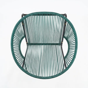 English Elm Nusa Outdoor 3 Piece Pe Rattan Chat Set with Iron Frame for Patio Balcony NUSA3PCSETTEL-N