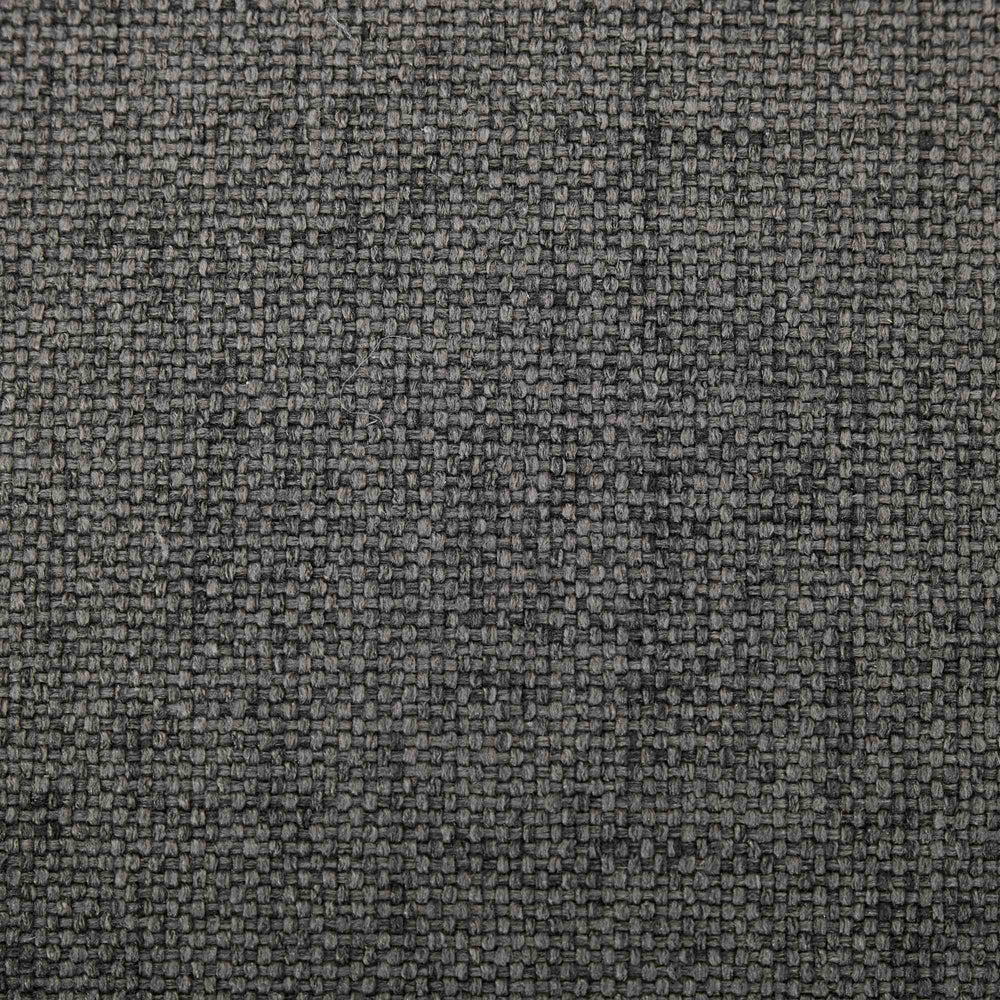 English Elm Farmhouse Rattan Dining Chairs Set of 2 — Mid-Century Cane Back, Solid Wood Frame, Linen Upholstery, Supportive Comfort Gray W1143P332690