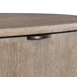Bernhardt Bernhardt Loggia Nightstand With Soft-Close Drawer, Wire-Brushed Oak Aria Finish & Usb Charging 345230