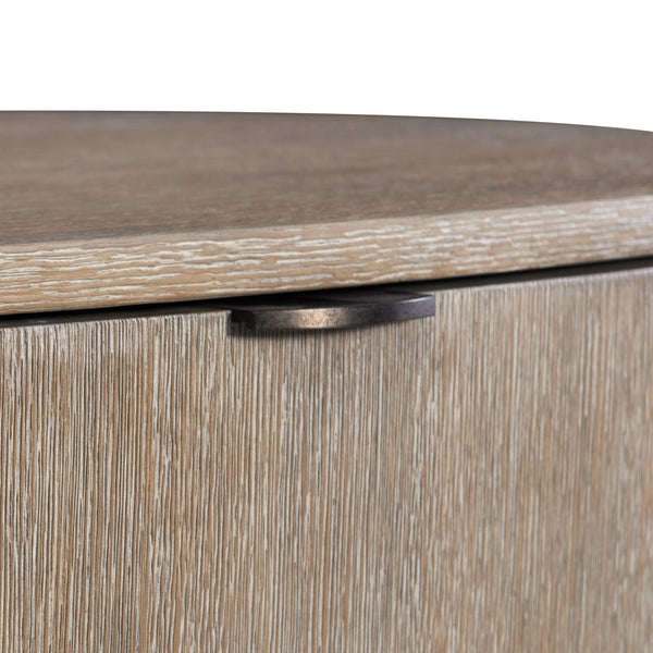 Bernhardt Bernhardt Loggia Nightstand With Soft-Close Drawer, Wire-Brushed Oak Aria Finish & Usb Charging 345230