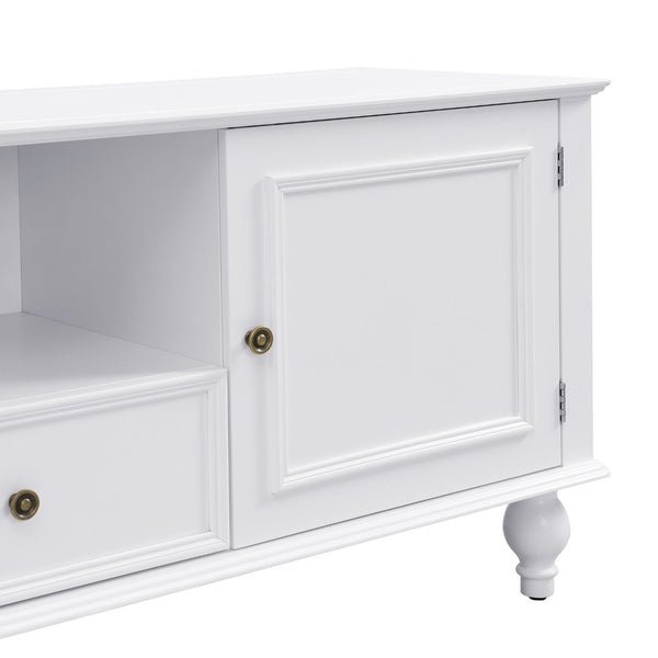 English Elm Vibe 70.9" Modern Tv Stand For Large Tvs, Stylish Entertainment Center With Smart Storage Solutions N724P286415K-GIGA