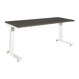 OSP Home Furnishings Ascend Ii 3 Stage Electric Standing Desk with Programmable Presets for Home Office 60" A322460WHS