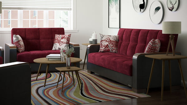 English Elm Primenest Zenaero X Convertible Loveseat With Storage - Stylish Upholstered Sleeper For Small Spaces B030P281772-GIGA